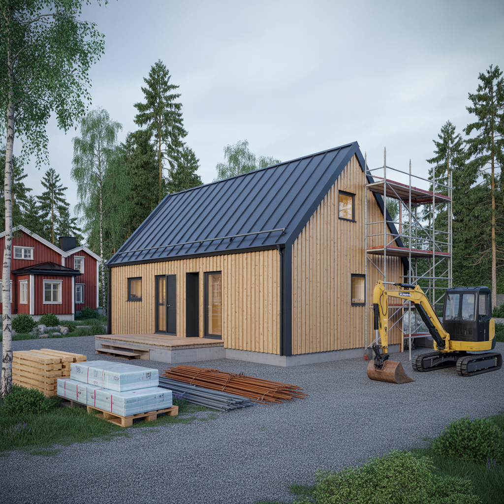 kostnad for att bygga attefallshus 2025 material och entrepr