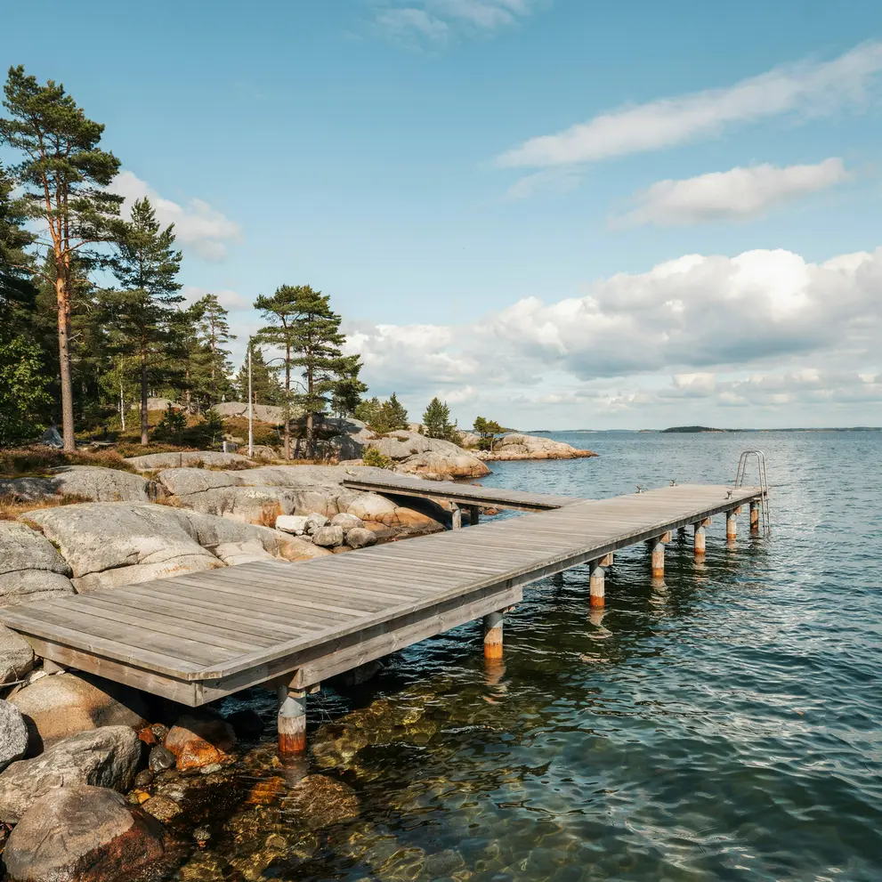 bygga bryggor strandbrygga dalaro stockholm
